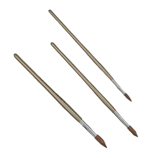 Macro Wave 馬可威 羊毛水彩筆 圓, 1組, 8號 + 12號 + 16號