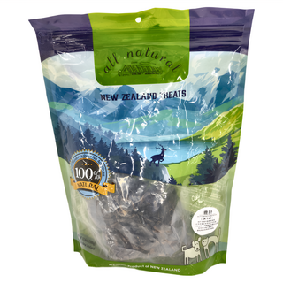 All Natural 100%天然紐西蘭點心量販包 適合成犬幼犬, 鹿肝, 500g, 1包