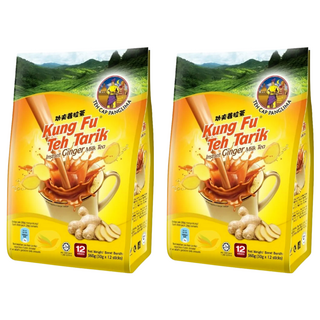元帥牌 南洋拉茶風味功夫奶茶 四合一 薑風味, 30g, 12包, 2袋