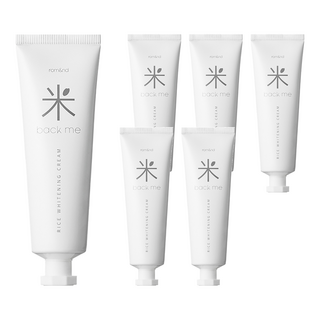 rom&nd 台灣公司貨 白米亮白素顏霜 50ml, 6條, 單一顏色