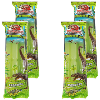 Chiao-E 巧益 恐龍樂園益生菌白葡萄風味果滋棒 奶素 5支, 425ml, 4包