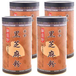 御復珍 黃金黑芝麻粉, 600g, 4罐