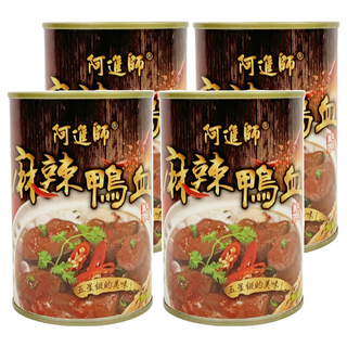 阿進師 麻辣鴨血, 425g, 4罐
