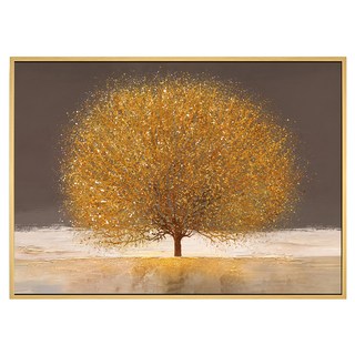 菠蘿選畫所 秋日光景 40 x 30cm 框｜居家裝飾 掛畫 壁畫, 木色