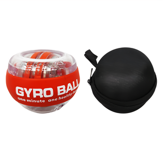 LifeHouse 炫彩發光腕力球, 紅色/無燈款, 附贈專用腕繩與球包, 1個, 7.2 x 7.2 x 5.8 cm