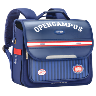 zoyzoii 茁伊 輕鬆學院系兒童護脊書包 橫款 B59-B, 330 x 160 x 290mm, 自在藍