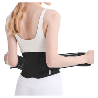 AOLIKES 奧力克斯 護腰, XL(93~107 x 17cm), 黑色, 1件