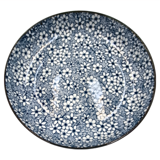 新食器 深盤 陶瓷材質 耐溫範圍-5~140度, 7吋, 古染梅, 1個