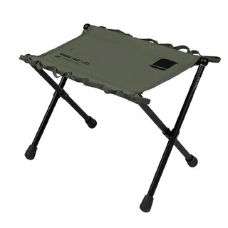 MOUNTAINHIKER 山之客 戰術折疊馬紮, 綠色, 鋁合金椅架, 1個