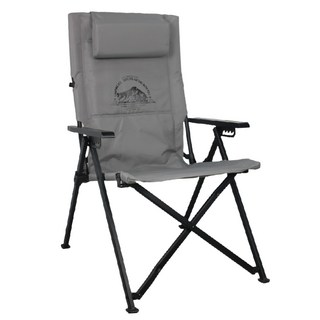 CAMPING ACE 黑森戰術6段躺椅, 寂靜灰, 1張