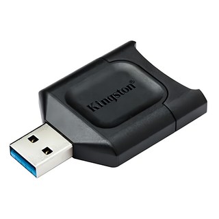 Kingston 金士頓 MobileLite Plus USB3.2 Gen1 SDHC/SDXC UHS-II Card Reader, 黑色, MLP, 1個