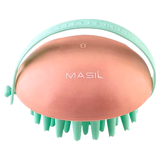 MASIL 頭皮清潔按摩刷, Pink, Mint Green, 1個