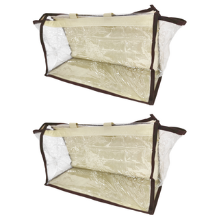透明包包防塵收納袋 無紡布+PVC, 2個, 1個