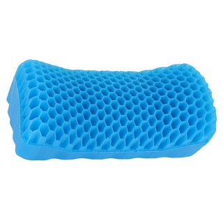 Mini嚴選 TPE蜂巢拉伸按摩頸枕 CN0428, 藍色