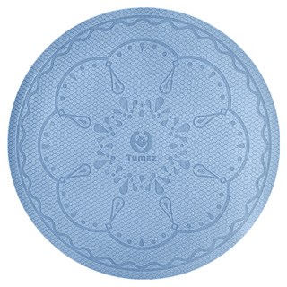 Tumaz 月熊 8mm減震跳繩墊 超慢跑墊 靜音 雙面防滑 TPE材質 防水防汗, 藏青藍, 1個