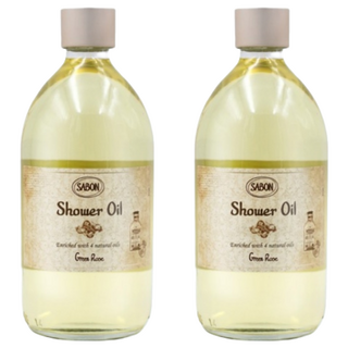 SABON 綠玫瑰沐浴油, 500ml, 2瓶