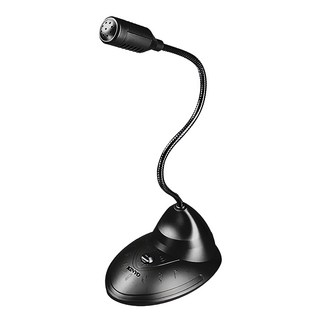 Kinyo PC多媒體麥克風 115 x 81 x 313mm 線長1.5m 120g, AY-0125, Black