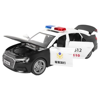 kidmate 孩子王 台灣好車隊 警車 開門版 KMT-8612, 白色 + 黑色, 1個