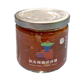 剝皮辣椒莎莎醬, 190g, 1罐