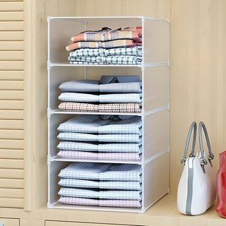 PLENO 衣櫃整理箱/收納托盤生活箱, 1個, 半透明