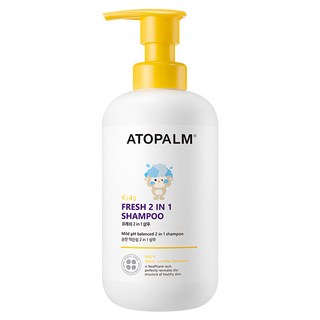 ATOPALM 愛多康 兒童清新2合1洗髮精，溫和pH平衡, 460ml, 1瓶
