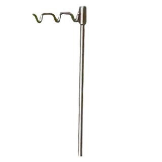 日月鉄工所 衣架配件小燈掛 鋁合金碳鋼銅材質, 黑色, 1個