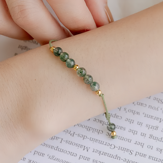 RADIANT STAR 璀璨之星 玉石 海上叢林水草瑪瑙可調節手環 KTL692