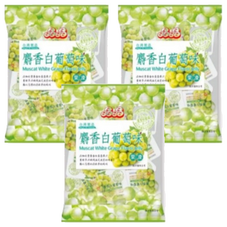 晶晶 麝香白葡萄果凍 (純素), 400g, 3袋