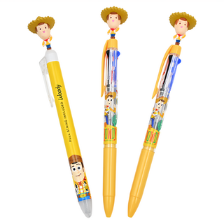 hM PLUS 迪士尼 造型原子筆套組 3支, 胡迪款, 1組