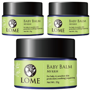 LOME 親子沒藥舒緩膏, 嬰兒及敏感肌適用, 保護 | 舒緩 | 修復, 25g, 3罐