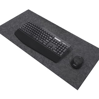 艾米購物 羊毛氈桌墊—防滑升級版 90 x 45cm 深灰色, 1個