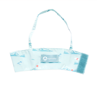 agooday 好日子 兩用飲料杯套 100%聚酯纖維 台灣製 可收納吸管, 龜山島, 1個