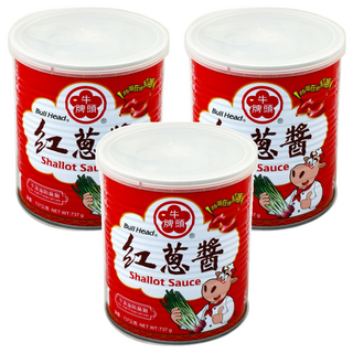 牛頭牌 紅蔥醬 不添加防腐劑、人工色素, 737g, 3罐