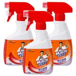 威猛先生 強力去霉劑 噴槍瓶 日本製高效去除黴菌斑, 400g, 3瓶