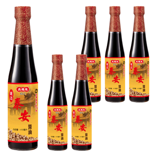 高慶泉 泰安醬醬油, 410ml, 6瓶