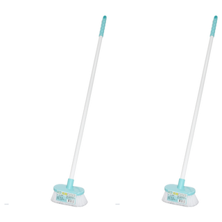 多麼潔 巧用潔地刷 輕巧造型 省力好刷 密集刷毛 堅固耐用 適用於浴室、廁所之地板清洗, 2支
