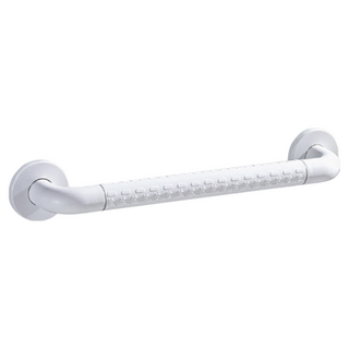 居家安全夜光浴室防滑扶手 760g, 50cm(58.5 x 14.3 x 10.4cm), 白色, 1個