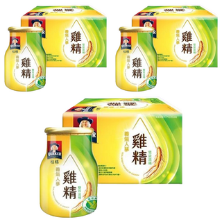 QUAKER 桂格 養氣人參雞精, 8瓶, 68ml, 3盒