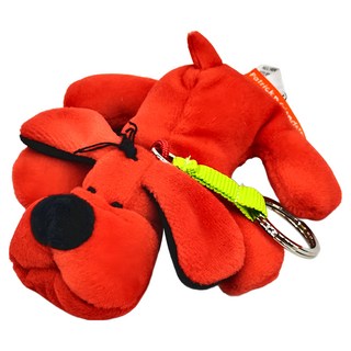 K's Kids 奇智奇思 小狗柏德烈鑰匙圈 適用年齡：3歲以上 尺寸：16(H)cm, 紅色 + 螢光綠, 1個