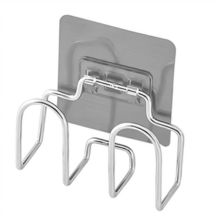 壁掛鍋蓋架, 免打孔, 優質不鏽鋼, 多用途, Y009, 3個