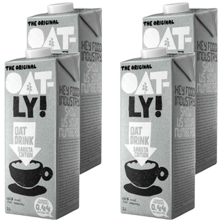 OATLY 咖啡師燕麥奶 100% 全素, 1L, 4瓶
