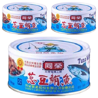 同榮 蔥豆鮪魚 煙仔虎 185g, 3罐
