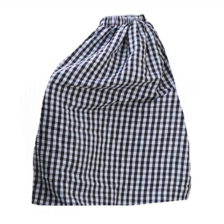 小麥購物 機車遮陽裙 Y093 升級卡扣 140g, 黑色格紋, 1件