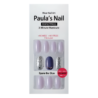 Paula's Nail 寶拉美甲 30片美甲套裝 免膠水 3分鐘美甲, 普羅旺斯, 1組
