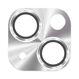 TOTU 拓途 鋼化玻璃膜鋁合金一體式鏡頭保護貼 鎧甲銀色, 1個