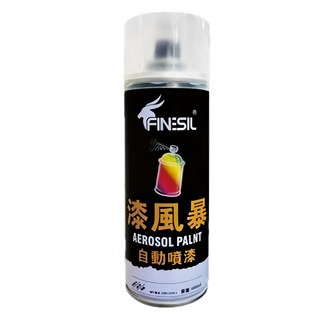 FINESIL 互力漆風暴 109A, 平光黑, 400ml, 1瓶