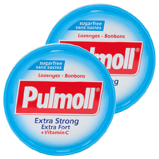 Pulmoll 寶潤 無糖潤喉糖 超涼薄荷, 45g, 2盒