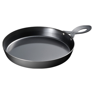 LEYE 披薩小鐵鍋 烤肉披薩盤 鐵材質 日本製造, 20cm, 1個