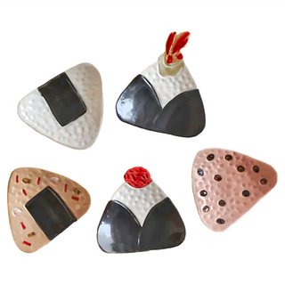 美濃燒 小碟 陶瓷 日本製造 約8x9.3xH1.7cm 適用於烘碗機, 調味飯糰, 1個