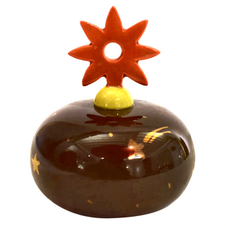 星空花紙鎮-日本製 陶瓷材質 寬8.5cm/高10cm, 1個